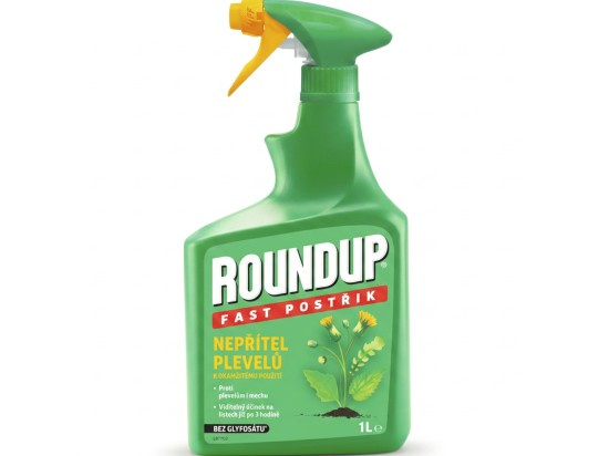 Roundup Fast / bez glyfosátu - 1 l rozprašovač
