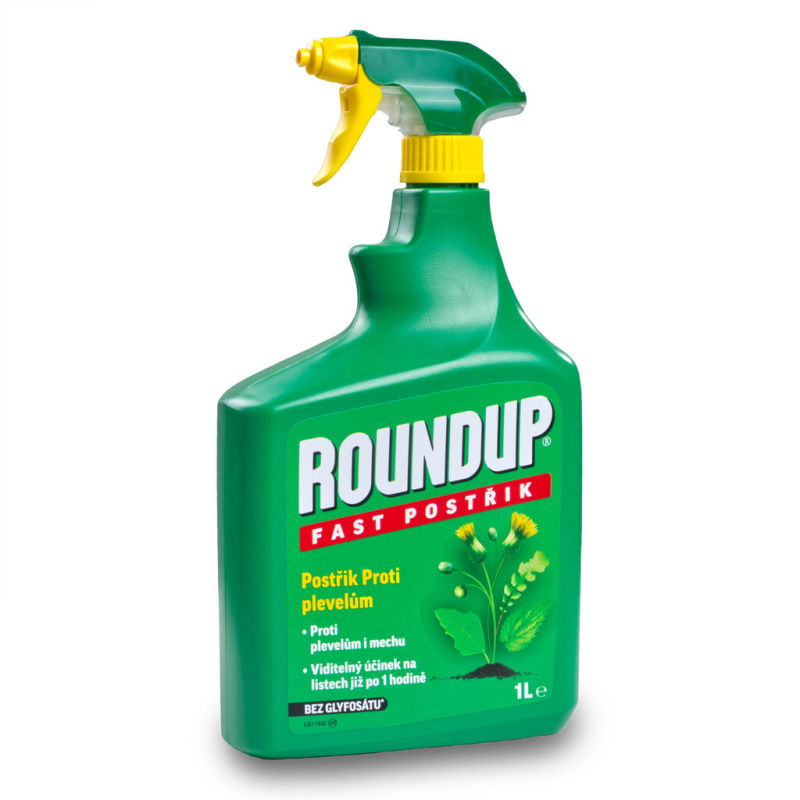 Roundup Fast / bez glyfosátu - 1 l rozprašovač