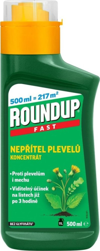 Roundup Fast / bez glyfosátu - 500 ml koncentrát