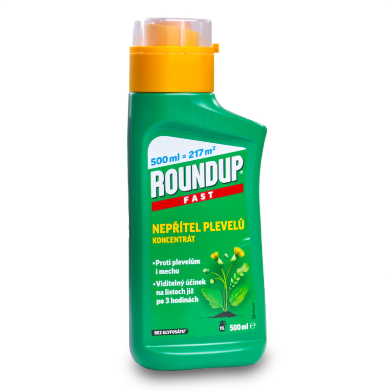 Roundup Fast / bez glyfosátu - 500 ml koncentrát
