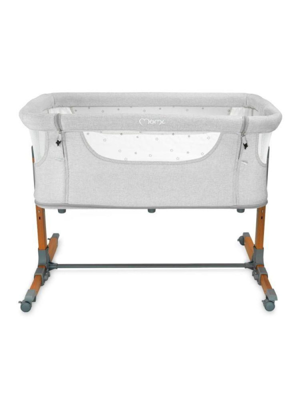 MoMi Postýlka SMART BED 4v1 světle šedá