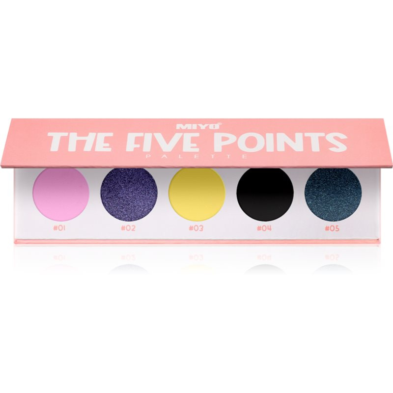 Miyo Eyeshadow The five points paletka očních stínů odstín 26 Make it funky eyes 1 ks
