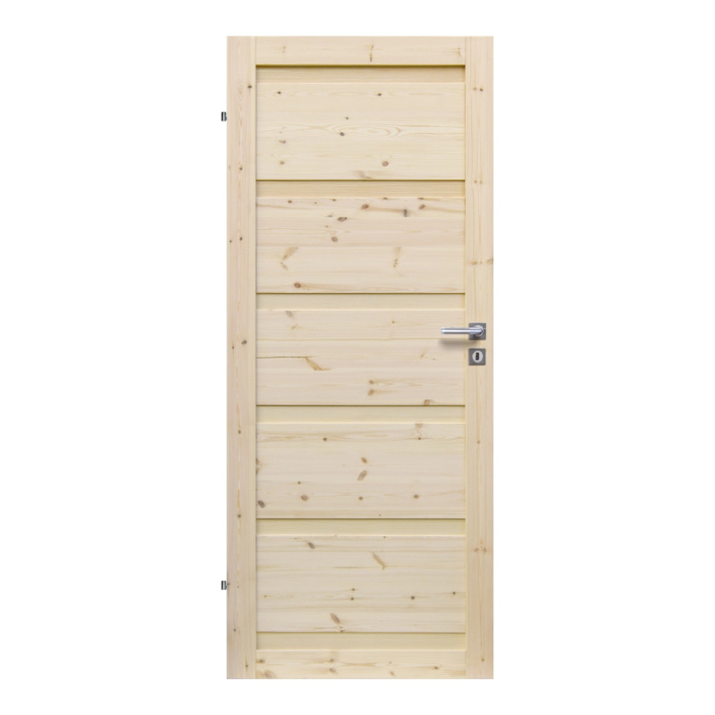 RADEX Falcové interiérové dveře ETNA plné, borové dřevo, 70 L