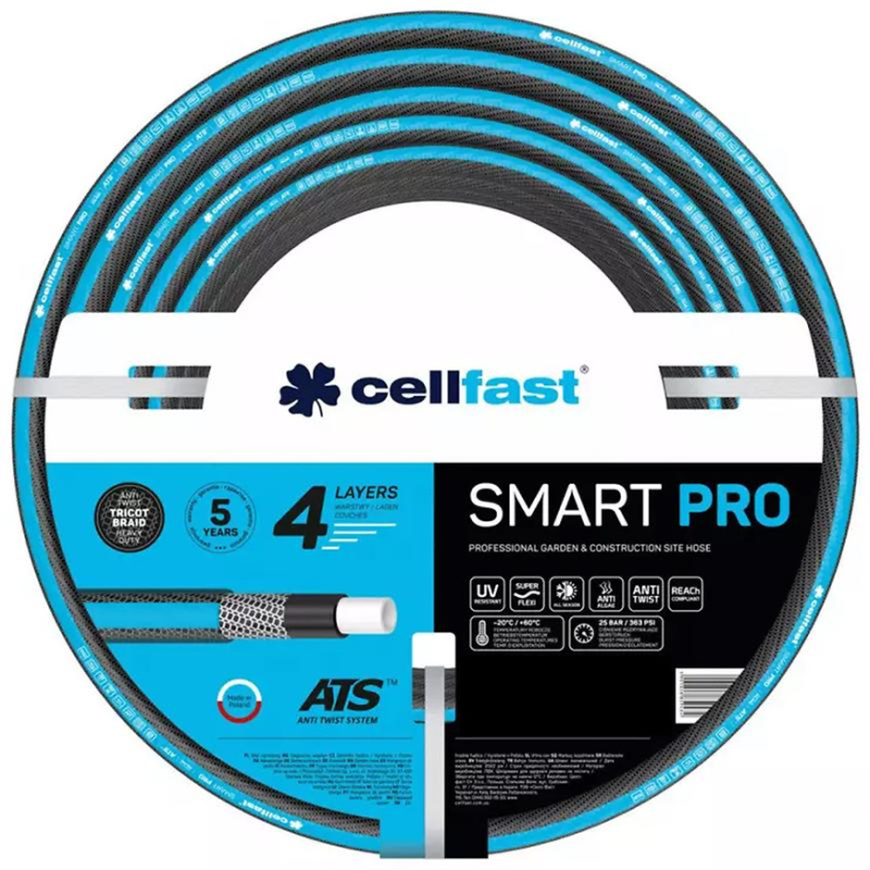 Zahradní hadice Smart Pro ATS 4 vrstvy 1/2 20 mb 13-400
