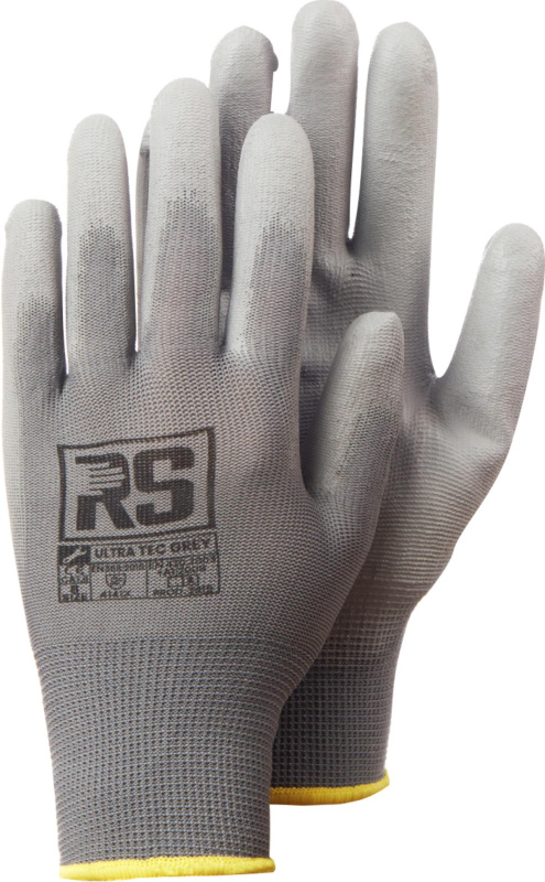 Rukavice RS ULTRA TEC GREY - šedé, vel. 9