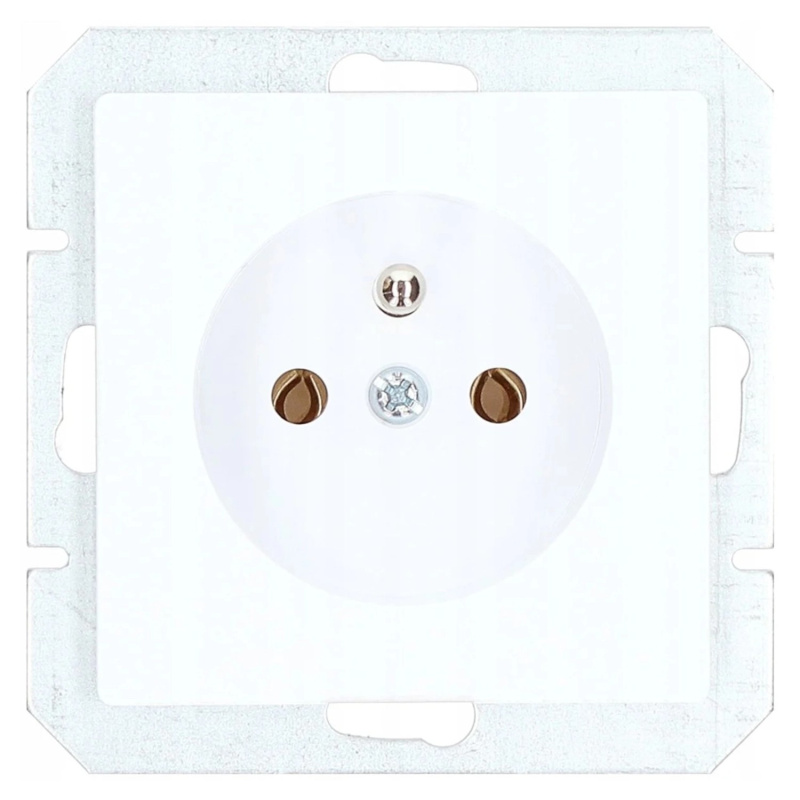 Zásuvka 2P+PEMedium bílá