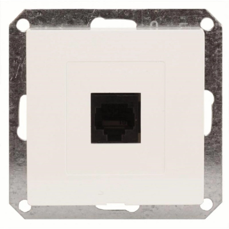 Zásuvka RJ45 Medium, bílá