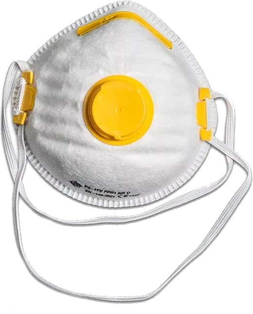 Maska s ventilem FF-P2