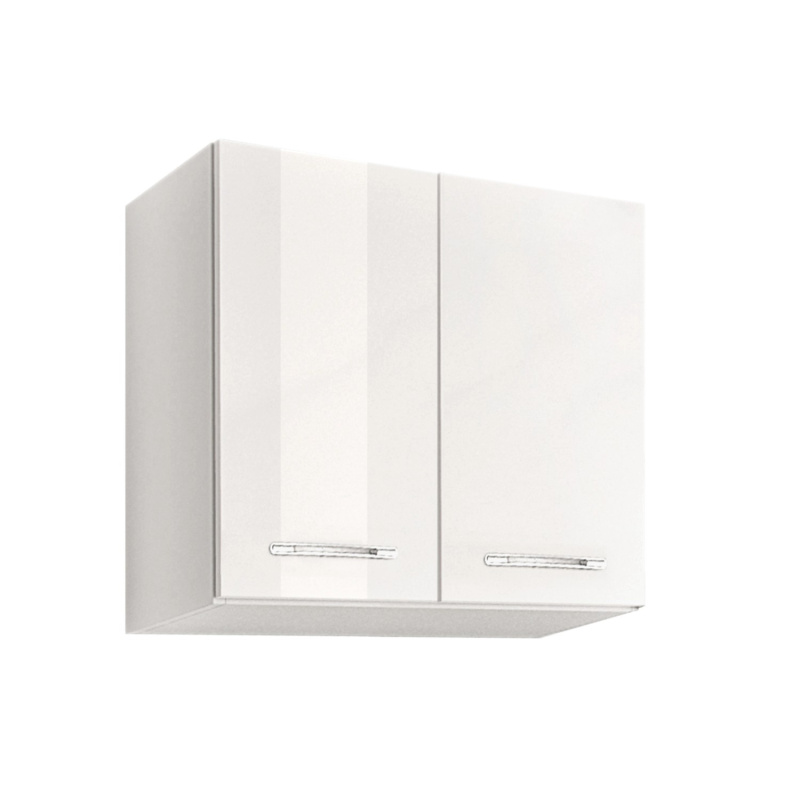 Black&White Style Horní skříňka Eco U60, lesklá bílá, 57 x 60 x 30,6 cm