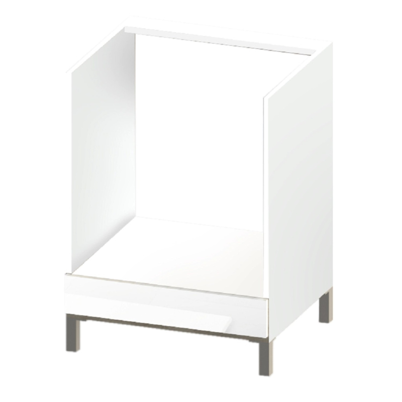 Black&White Style Spodní skříňka Nikki D60V lesklá bílá, 81,5 x 60 x 56,6 cm