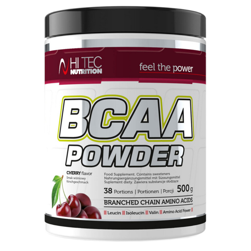 HiTec Nutrition BCAA Powder 500g - pomeranč