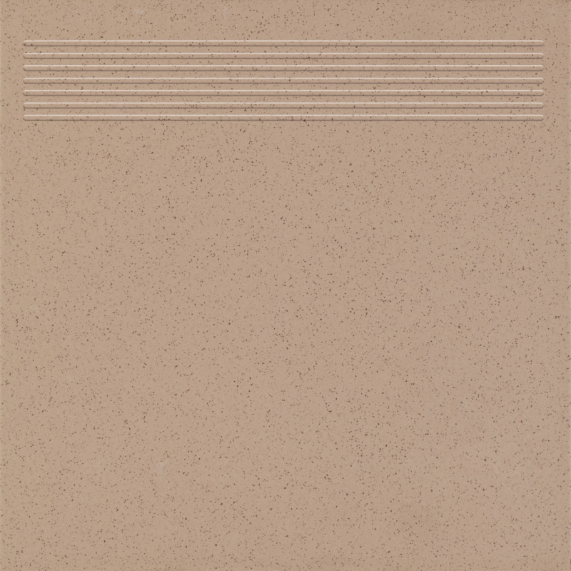 Cersanit Schodovka K300 Dark Beige hladká matná 30 x 30 cm
