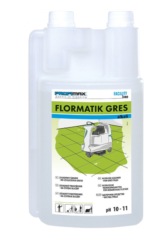 Profimax, Profibasic PROFIMAX Flormatik Gres Alkali zásaditý prostředek na strojní čistění dlažby 1 L