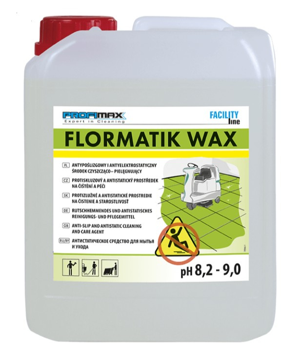 Profimax, Profibasic PROFIMAX Flormatik WAX -  protiskluzový a antistatický na strojní čistění podlah 5 L