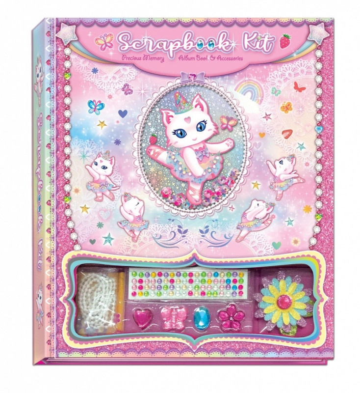Pecoware scrapbook sada na zdobení – kočka baletka