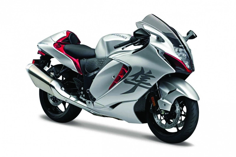 Kovový model motocyklu Suzuki Hayabusa 2022 1/12