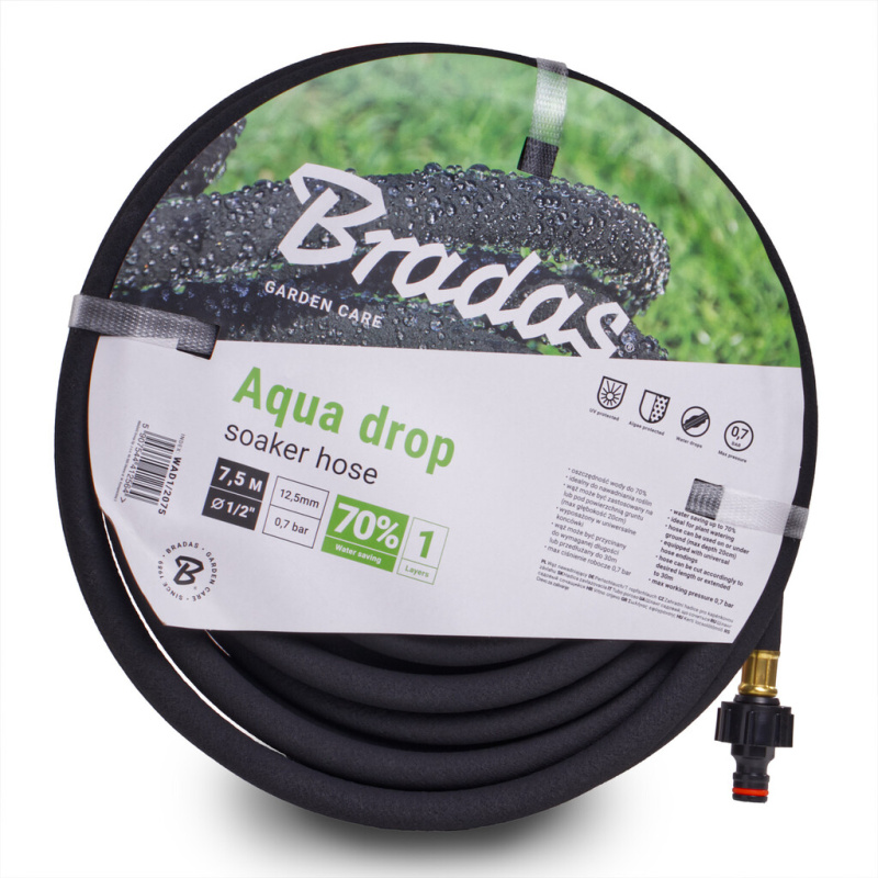 Zavlažovací hadice AQUA-DROP ½" - 7,5 m
