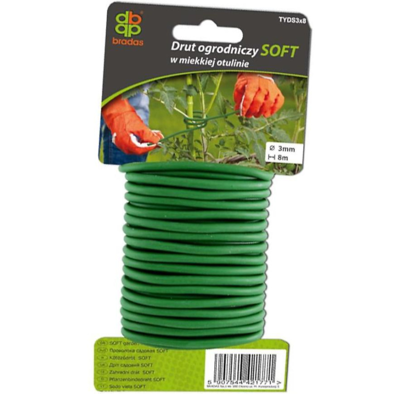 BRADAS Zahradnický drát SOFT 3mm - 8m