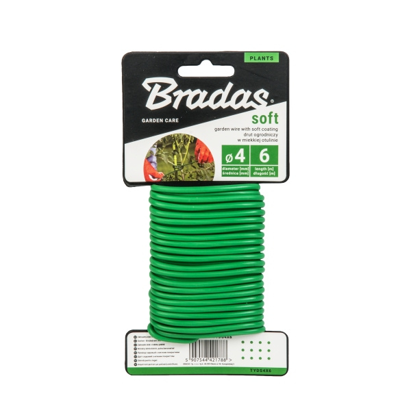 BRADAS Zahradnický drát SOFT 4mm - 6m