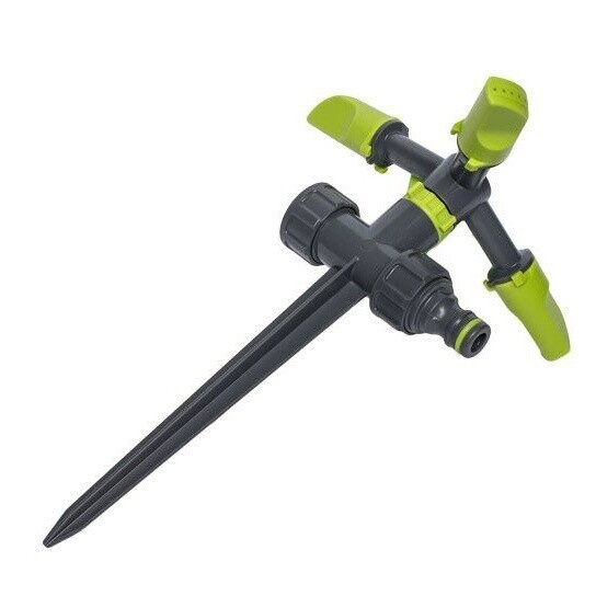 Tříramenný nastavitelný rotační zavlažovač LIME EDITION