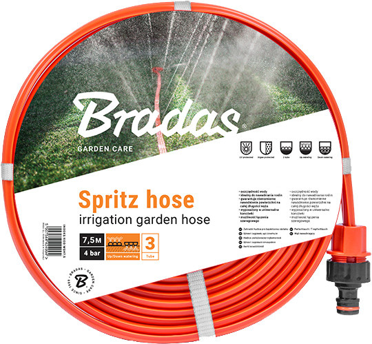 BRADAS Perforovaná zahradní hadice SPRIZZY 1/2" - 7,5m