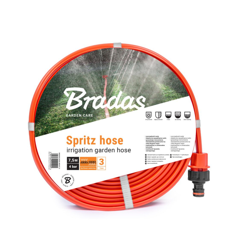 BRADAS Perforovaná zahradní hadice SPRIZZY 1/2" - 15m