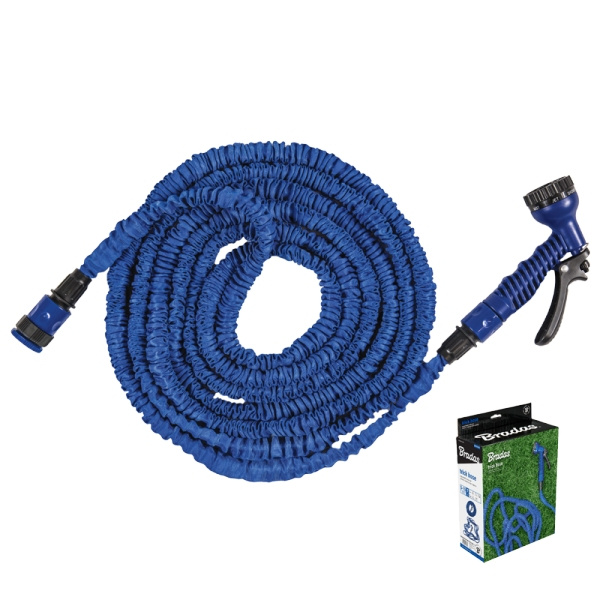 BRADAS Komplet flexibilní zahradní hadice TRICK HOSE 5-15 m - modrá