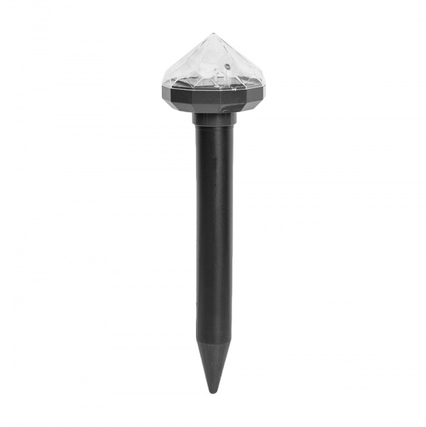 BRADAS Solární odpuzovač / plašička krtků a hlodavců - LED lampa / ABS diamant