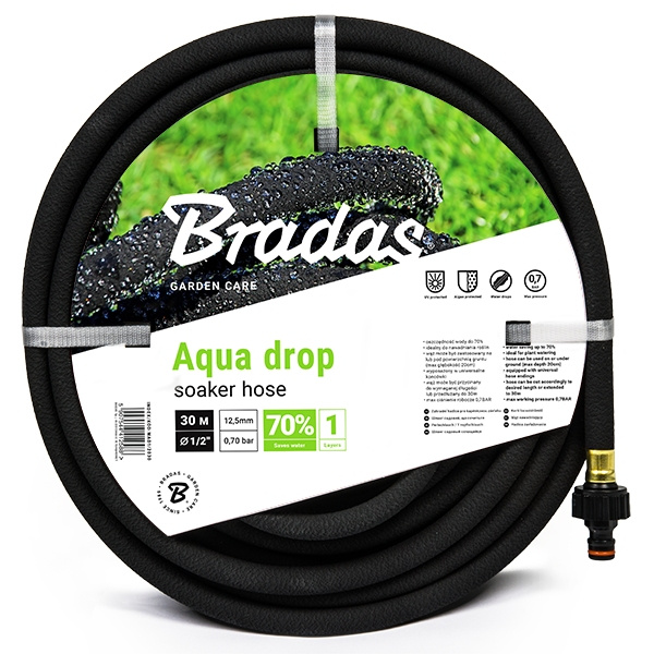BRADAS Zahradní zavlažovací hadice AQUA DROP 1/2" - 20 m