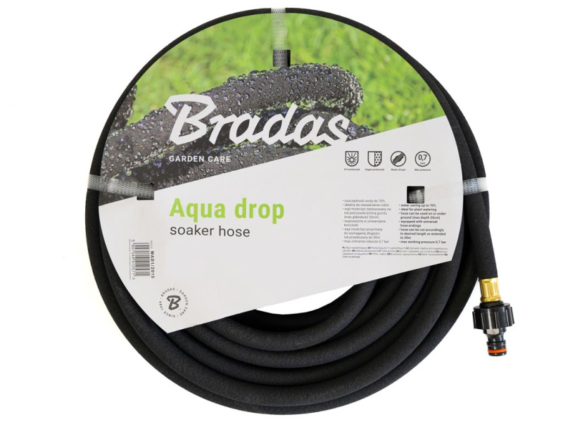 BRADAS Zahradní zavlažovací hadice AQUA DROP 1/2 - 25 m
