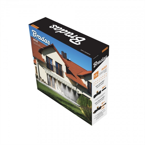 Mlhovač BRADAS ECO - osvěžovací set/ vodní mlha 8 m
