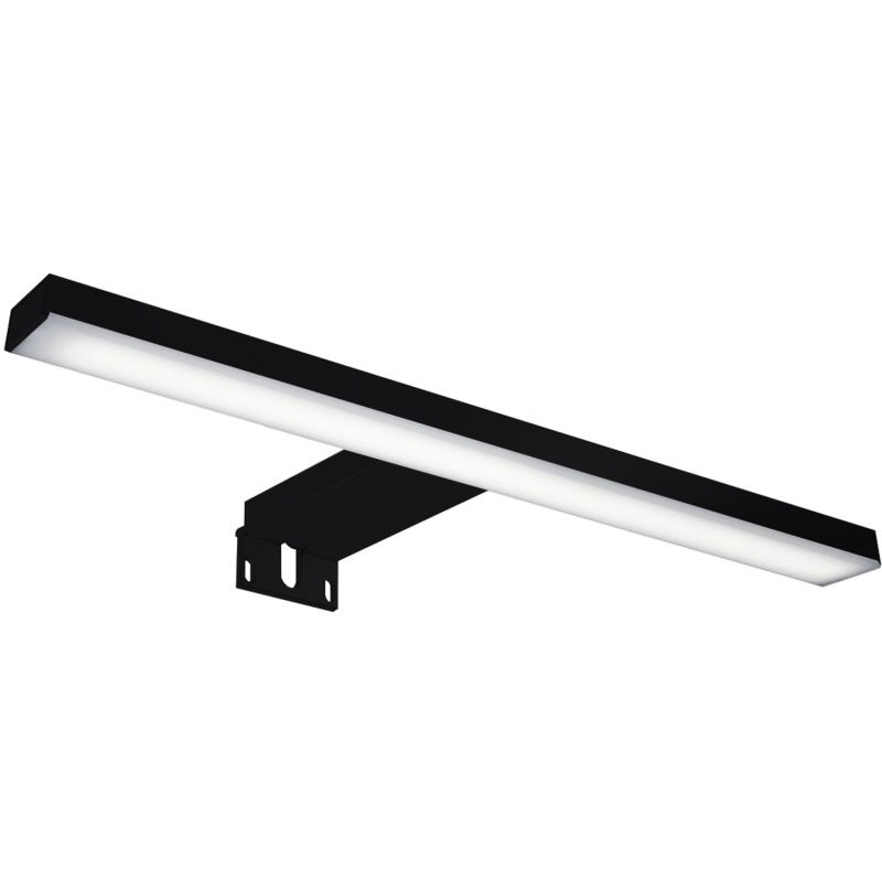 Maximus Zrcadlové LED svítidlo Esther, 6W, IP44, 4000K, černá, 28 cm