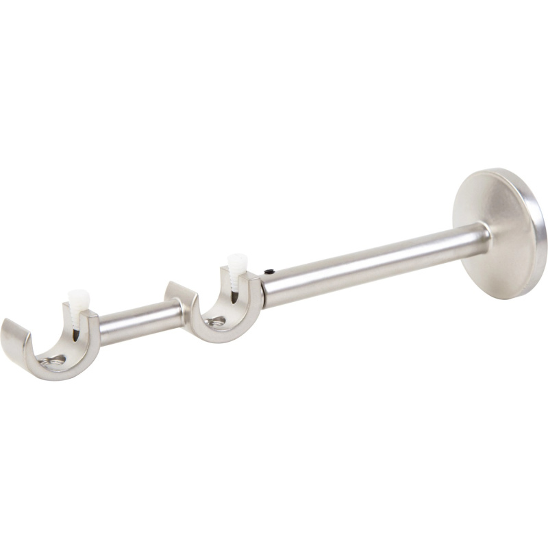 Nástěnný držák saténový vzhled, 2 ks, 50 x 50 x 200 mm