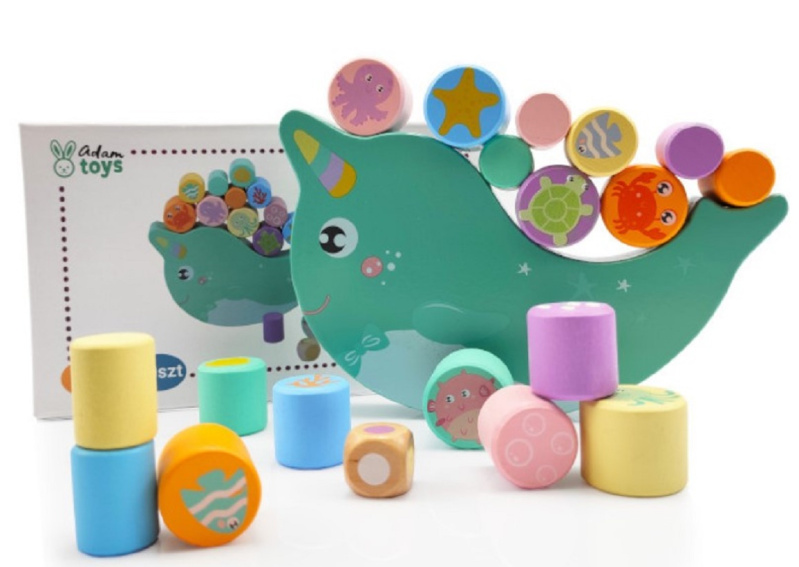 Adam Toys balanční hra Delfínek