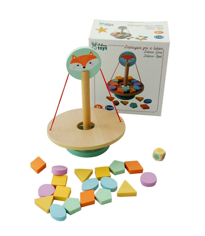 Adam Toys balanční hra s tvary liška