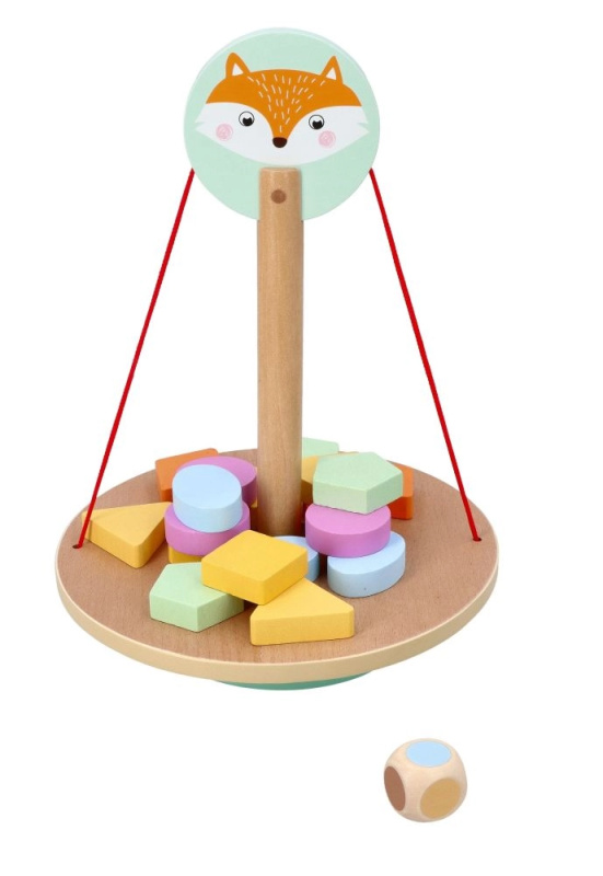 Adam Toys balanční hra s tvary liška
