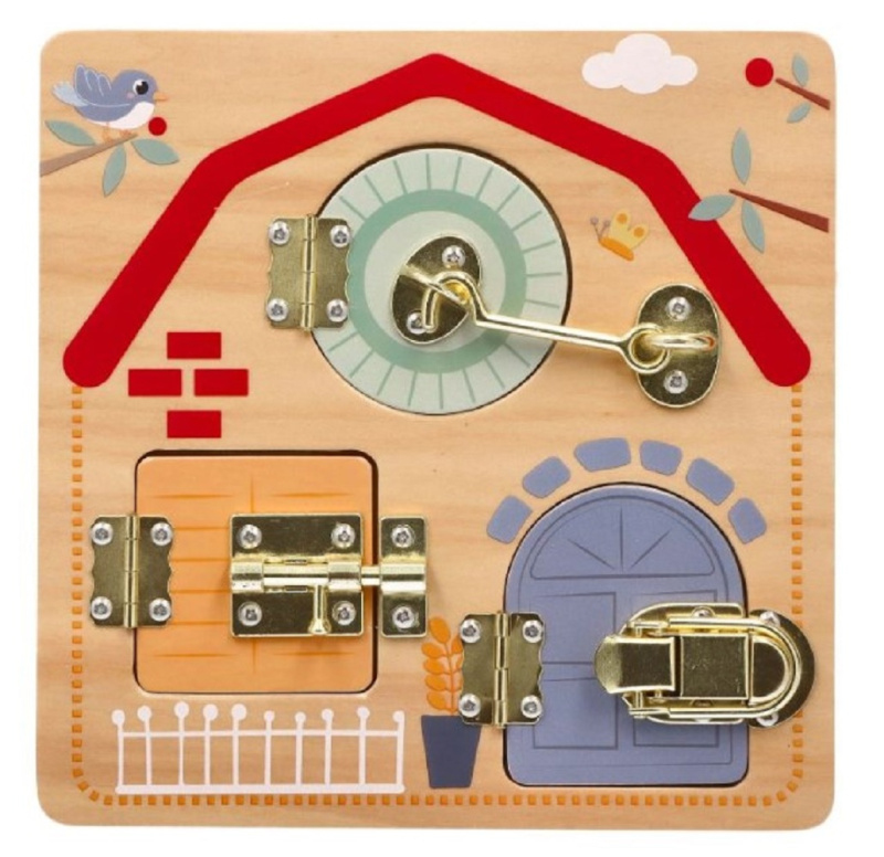 Adam Toys vzdělávací tabule se zámky Děti světa