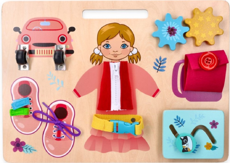 Adam Toys vzdělávací závěsná naučná tabule Anička