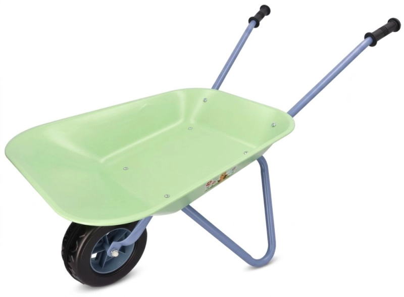 Adam Toys dětské kovové kolečko pro malého zahradníka zelené - 1 kus