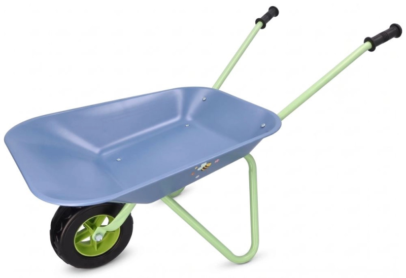 Dětské kovové zahradní kolečko Adam Toys – modré