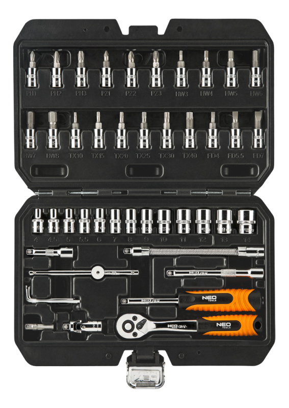 Gola sada 1/4" 46ks NEO tools 08-660