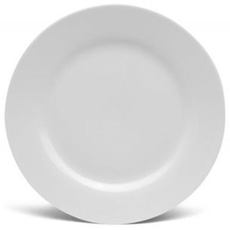 Talíř kulatý mělký 23cm bílý