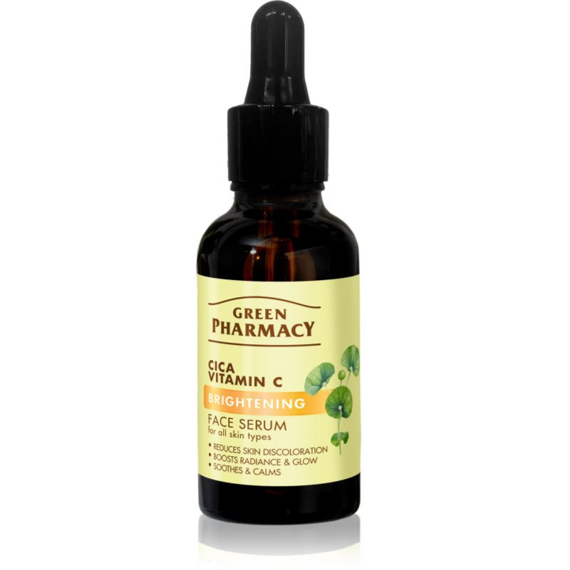 Green Pharmacy Cica + Vitamin C rozjasňující sérum s vitaminem C 30 ml