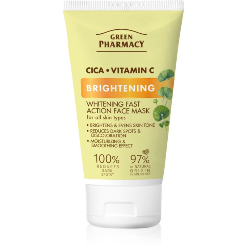 Green Pharmacy Cica + Vitamin C rozjasňující maska na obličej 50 ml