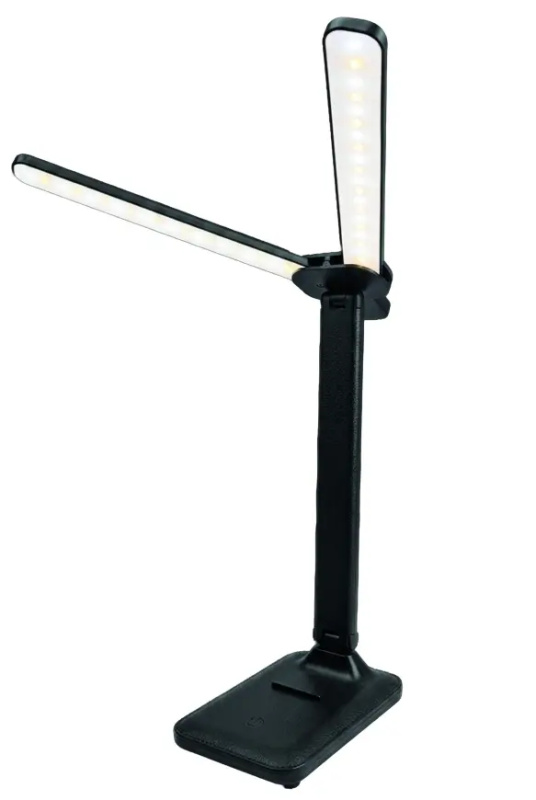 STOLNÍ LAMPA LEPUS BLACK CCT 11W DIM USB LB1