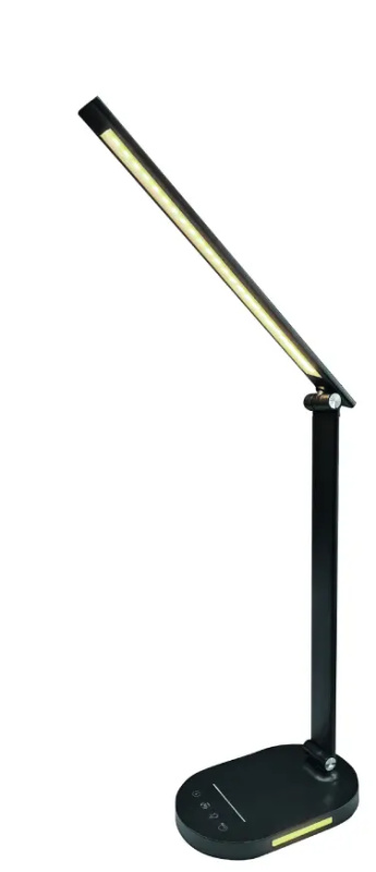 STOLNÍ LAMPA ALIS BLACK CCT 5 BARW 7W DIM USB LB1