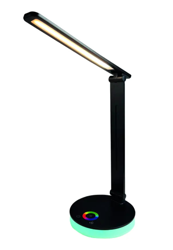 STOLNÍ LAMPA DRACO BLACK CCT 5W RGB LB1