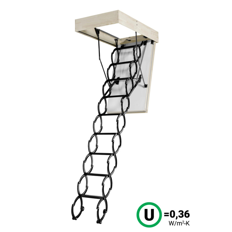 OMAN Půdní schody FLEX POLAR, 120 x 70 cm