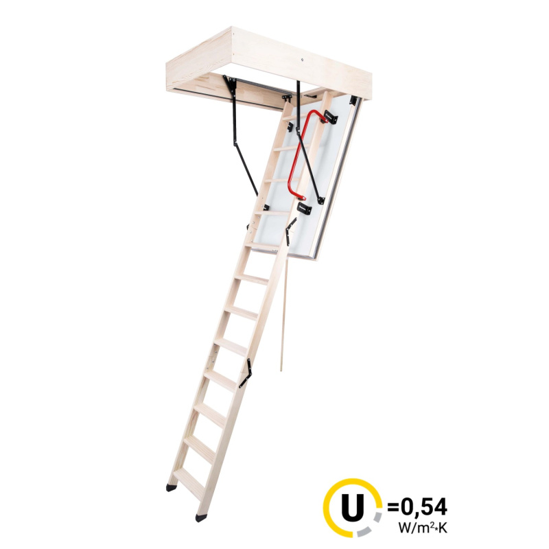 Půdní schody OMAN EI45 Protipožární Long Stavební otvor: 70x120 cm, Maximální výška: 310 cm