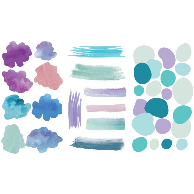 Samolepky průhledné 10x18cm - Šmouhy